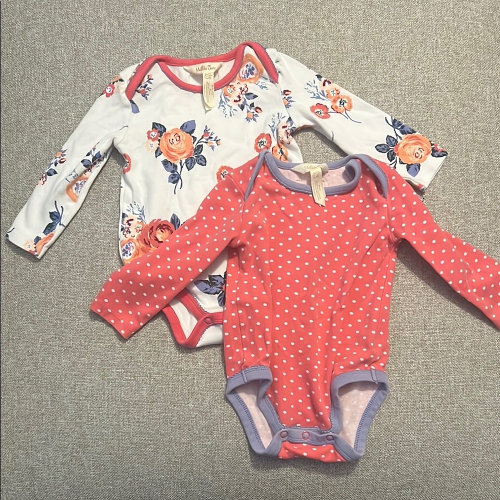 Floral and Polka Dot Matilda Jane Onesies